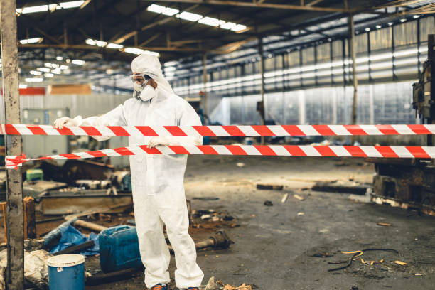 Professional Trauma Scene Cleanup technician working in Eustis, FL
